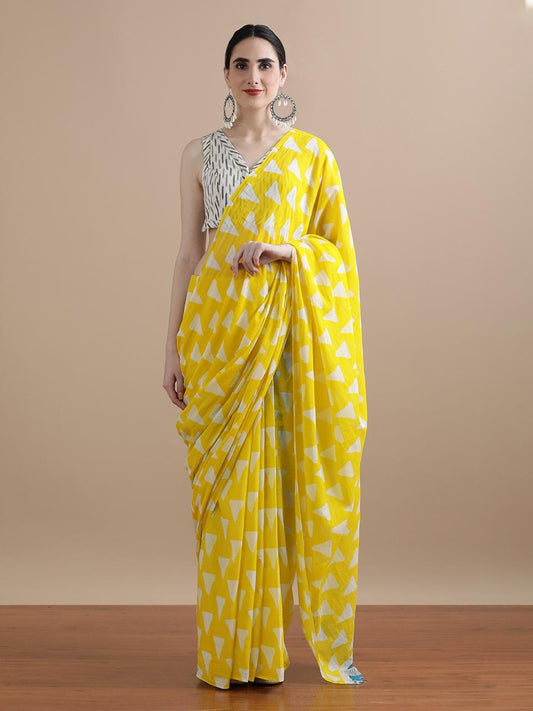 Golden Rhythm  I Indara Saree