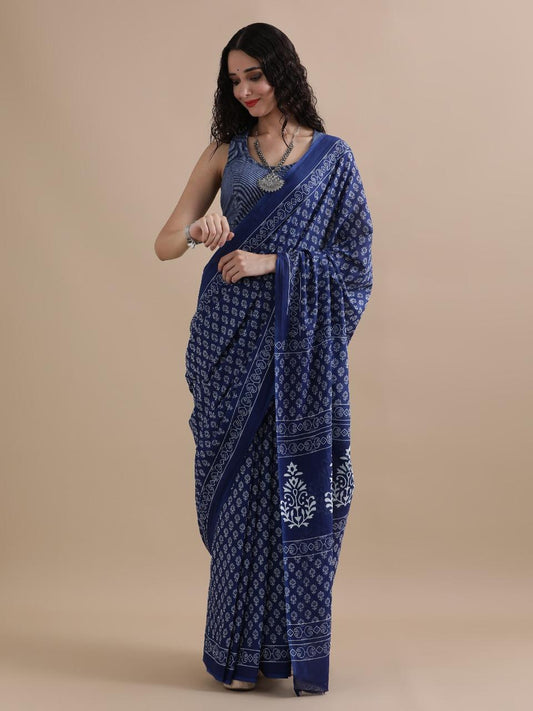 Indigo Raga  I Indara Saree