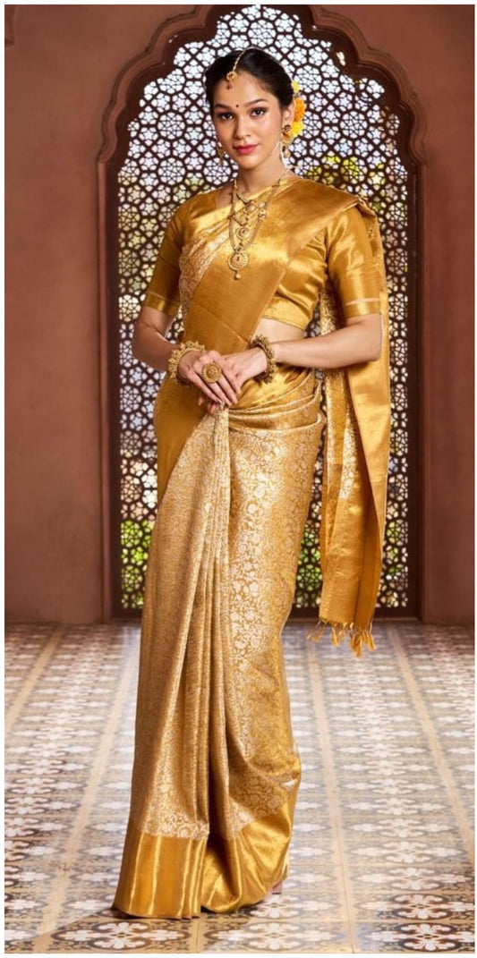 Bnarasi soft katan Fabric I Indara Saree