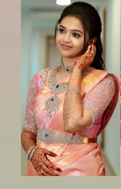 Rose Gold Banarasi Soft Silk Saree with Rich Golden Border I Indara Saree